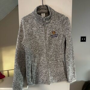 West Chester University | Top of the World Heather Gray Full-Zip Jacket